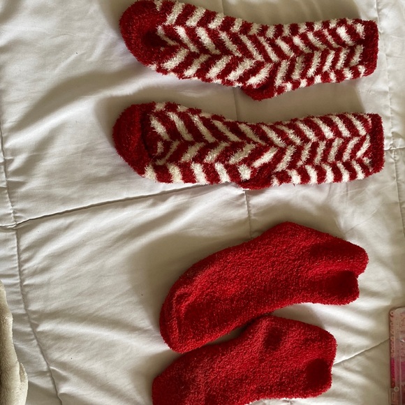 Women’s and men’s Christmas or red socks bundle ! - Picture 1 of 10
